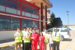Madrid, Spain - Fly-Fun-Flight School owner Julio de Zavala students and Nav Fred