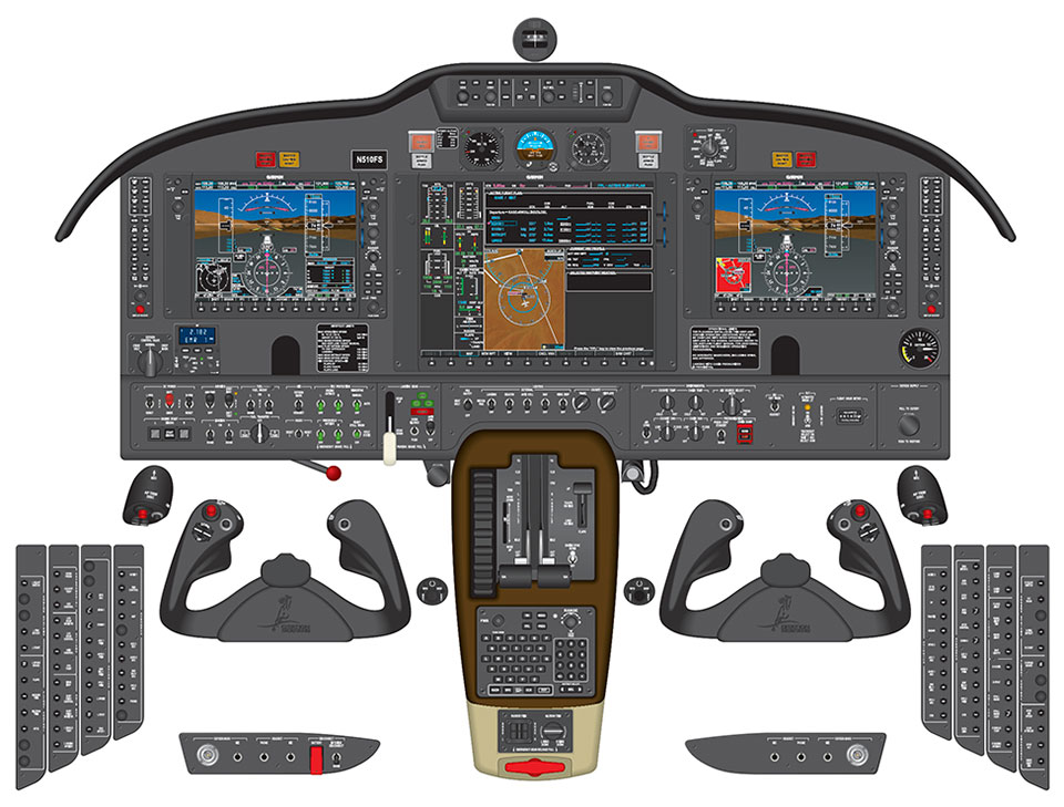 Cessna Citation Cockpit